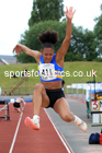 Womens under-20s long jumps, 2022 Northern Senior and Under-20 Champs., Wavertree Athletics Centre, Liverpool. Photo: David T. Hewitson/Sports for All Pics